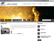 Tablet Screenshot of lien-chang.com